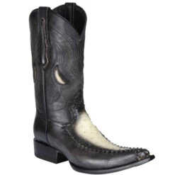 El General Bota Vaquera Chihuahua De Avestruz