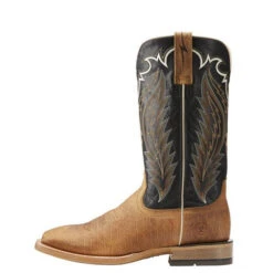 Ariat Men's Cattleguard Brown Top Hand Western Boot 7 Ariat Men's Cattleguard Brown Top Hand Western Boot -Exotic Clothing file 677