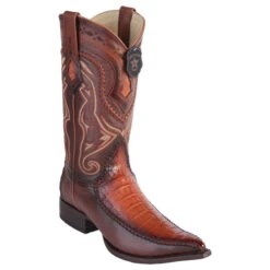 Los Altos Boost Men's Caiman Belly 3X Pointed Toe -Exotic Clothing file 699