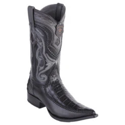 Los Altos Boost Men's Caiman Belly 3X Pointed Toe -Exotic Clothing file 700