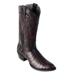 Los Altos Men's Caiman Belly Western Boots Round Toe -Exotic Clothing file 793