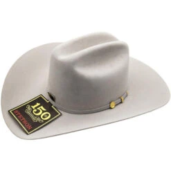 100x El Presidente Stetson Hat - Mist Gray