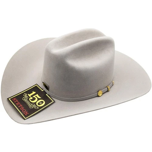 100x El Presidente Stetson Hat - Mist Gray 1 100x El Presidente Stetson Hat - Mist Gray