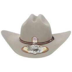 5x Larry Mahan Brindle Fur Felt Cowboy Hat Desert